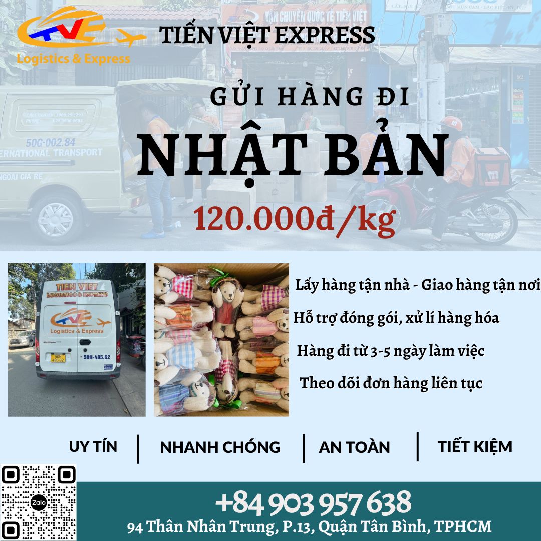Gửi hàng đi Nhật Bản  - Tiến Việt Express